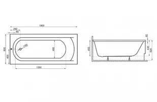 Polimat Classic 180x80 00440 - Wanny - miniaturka - grafika 4
