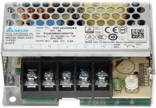 Delta ELECTRONICS Zasilacz impulsowy PMT-24V50W2BA 24V DC 2.2A PMT-24V50W2BA - Akcesoria do monitoringu - miniaturka - grafika 2