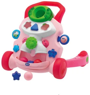 Chicco Grający Pchacz różowy 2w1 652612 - Pchacze Chicco Grający Pchacz różowy 2w1 652612 - Pchacze - miniaturka - grafika 2