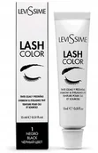 Akcesoria i kosmetyki do stylizacji brwi - Levissime Farba Do Brwi I Rzęs czarna + Aktywator - miniaturka - grafika 1
