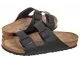 Klapki i japonki męskie - Birkenstock Klapki Arizona BS Soft Footbed Black 0551251 (BK66-a) para 41:1|42:2|43:2|44:2|45:2|46:1|47:1| - miniaturka - grafika 1