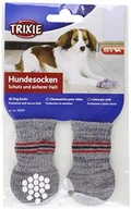 Ubranka dla psów - Trixie antypoślizgowe pies skarpety, szary - miniaturka - grafika 1