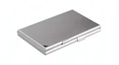 Wizytowniki - Durable Wizytownik Business Card Box Duo 20 srebrny 2433-23 - miniaturka - grafika 1