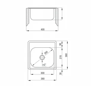 Deante Techno ZMU 0100 - Zlewozmywaki - miniaturka - grafika 3