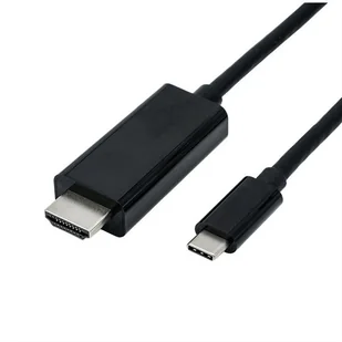 Rotronic ROLINE 11045841 adapter wtyczka USB typ C na wtyczka HDMI kabel, 2 m Czarny 11045841 - Kable - miniaturka - grafika 2