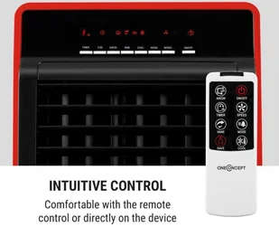 OneConcept OneConcept CTR-1 v2 schładzacz powietrza 4-w-1 klimatyzator mobilny 65 W czerwon ACO-CTR-1 Rot - Klimatory OneConcept OneConcept CTR-1 v2 schładzacz powietrza 4-w-1 klimatyzator mobilny 65 W czerwon ACO-CTR-1 Rot - Klimatory - miniaturka - grafika 7