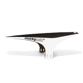 Błotniki rowerowe - MUCKY NUTZ Błotnik rowerowy przedni Face Fender XL biało/czarny 5060325480067 - miniaturka - grafika 1