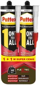 Kleje i inne preparaty budowlane - Pattex Klej montażowy ONE FOR ALL 2 x 440 g biały - miniaturka - grafika 1
