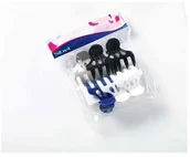 Pozostałe akcesoria fryzjerskie - Sibel sibel Roller klipsami kolor czarny, biały, niebieski, szary 1-częściowy Pack, (1 X 6) 96325228 - miniaturka - grafika 1