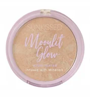 Rozświetlacze do twarzy i ciała - Sunkissed Moonlit Glow Wypiekany Rozświetlacz - miniaturka - grafika 1