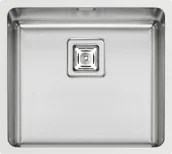 Zlewozmywaki - Teka LUME 45x40 1B stal gładka 101024301 - miniaturka - grafika 1