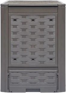 vidaXL Kompostowniki ogrodowe, 3 szt., brązowe, 60x60x83 cm, 900 L - Kompostowniki - miniaturka - grafika 3