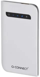 Q-CONNECT Powerbank ładowarka przenośna Q-CONNECT 3.000 srebrna (KF17256) - Powerbanki - miniaturka - grafika 3