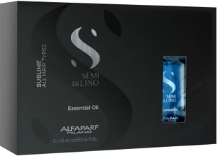 Alfaparf SEMI DI LINO SUBLIME Shine Lotion Ampułki do włosów 12x13ml 0000061870 - Olejki do ciała i włosów - miniaturka - grafika 2