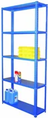 Szafy i regały magazynowe - Fastservice Regał magazynowy 2500x950x400 - 5 półkowy lekki R-1-05-04 - miniaturka - grafika 1