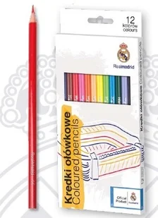 Astra Klasa Kredki ołówkowe 12 kolorów - Rreal Madryt AA335KLS - Przybory szkolne - miniaturka - grafika 3