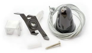 Spectrum System szynowy SPS 2 zawiesie z autoregulacją i linką 3m białe - Lampy sufitowe - miniaturka - grafika 2