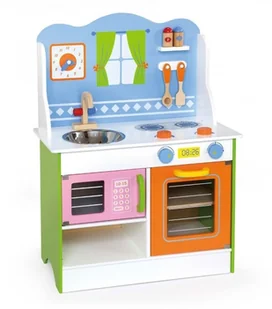 VIGA Drwniana Kuchnia do zabawy ANGEL z akcesoriami 50958 - Zabawki AGD VIGA Drwniana Kuchnia do zabawy ANGEL z akcesoriami 50958 - Zabawki AGD - miniaturka - grafika 1