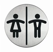 Tablice i flipcharty - Tabliczka WC damskie/męskie X04276 NB-7934 - miniaturka - grafika 1