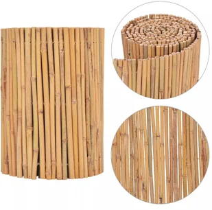 vidaxl Ogrodzenie z bambusa, 500 x 30 cm - Ogrodzenia - miniaturka - grafika 2