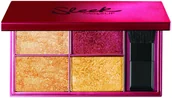 Rozświetlacze do twarzy i ciała - Sleek Makeup Fire It Up Highlighting Palette Paleta rozświetlaczy Chasing the Sun 9g - miniaturka - grafika 1