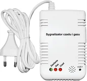 Czujniki czadu, dymu, gazu - Eura-Tech Czujnik czadu-gazu CGD-35A2 sieciowy A21A435 - miniaturka - grafika 1