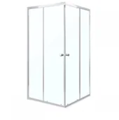 Kabiny prysznicowe - Novoterm Kabina kwadratowa 90x90 Olga SQ Black OLGA SQ 90 B/B - miniaturka - grafika 1