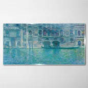 Obrazy i zdjęcia - PL Coloray Obraz Szklany Palazzo da Mula Wenecja Monet 100x50cm - miniaturka - grafika 1