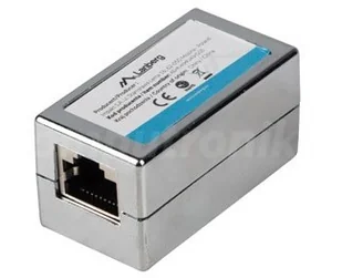 LANBERG Adapter złączka sieciowa RJ45 x2 kat.5e ekranowany + EKSPRESOWA AD-RJ45-RJ45-OS5 - Wtyczki i adaptery - miniaturka - grafika 4