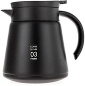 Dzbanki i imbryki - Hario Insulated Stainless Steel Server V60-03 Czarny - 800ml VHS-80B - miniaturka - grafika 1