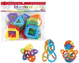 Askato Klocki szczotkowe 18 elementów - Klocki - miniaturka - grafika 3