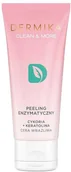 Peelingi i scruby do twarzy - Dermika Clean & More peeling enzymatyczny do cery wrażliwej Cykoria & Keratolina 75ml 89295-uniw - miniaturka - grafika 1