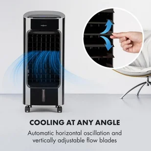 Wentylator OneConcept OneConcept Coolster Chłodnica powietrza wentylator jonizator 65 W 320 m/h zbiornik 4l biały ACO3-65W Aircooler - Wentylatory - miniaturka - grafika 10
