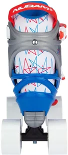 Nijdam Wrotki regulowane dla dzieci Geo Metricker Nijdam N21AA01-BLU-33-36 - Wrotki - miniaturka - grafika 5