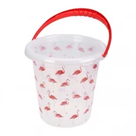 Folia, papier śniadaniowy, serwetki - Ravi WIADRO 10ML TRANSPARENTNE FLAMINGOS - miniaturka - grafika 1