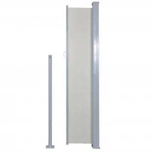 vidaXL Zwijana markiza boczna, 160 x 500 cm, kremowa - Markizy - miniaturka - grafika 10