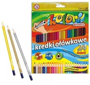 penmate Kredki Premium Kolori 24 kolory - Przybory szkolne - miniaturka - grafika 3