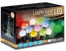 Polamp sp. z o.o. Lampki choinkowe Kulki 100 diod LED, 10 m, 3,3 W, barwa niebieska, kabel zielony - Oświetlenie świąteczne - miniaturka - grafika 2