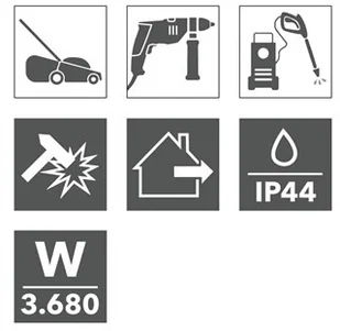 HBF TROTEC jakościowy 25 m / 230 V / 1,5 mm - Przedłużacze i rozgałęźniki - miniaturka - grafika 2