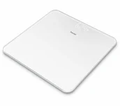 Wagi łazienkowe - Beurer GS 225 white Waga szklana, efekt białej płytki łazienkowej 75733 - miniaturka - grafika 1