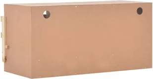 VidaXL Gniazdo dla kur, 3 przegrody, 96x40x45 cm, lite drewno sosnowe - Akcesoria do hodowli zwierząt - miniaturka - grafika 9