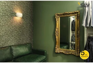 Spotline SLV PLASTRA WL CURVED CUTRAIN wewnętrzna oprawa ścienna QT-DE12 biała 1004732 - Lampy ścienne - miniaturka - grafika 5