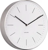 Zegary - Karlsson 5732WH stylowy zegar ścienny, śr. 28 cm - miniaturka - grafika 1