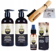 Kosmetyki i akcesoria do pielęgnacji brody - Zestaw By My Beard + Szczotka Wzornik Do Brody - miniaturka - grafika 1