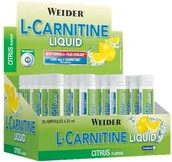 Odżywki białkowe - Weider L-Carnitine Liquid 20x25ml cytrusowy WEI/094#CYTRY - miniaturka - grafika 1