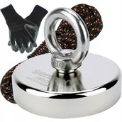 Magnesy - Magnes Neodymowy 300 Kg Sensei N52 + Lina 25 m - miniaturka - grafika 1