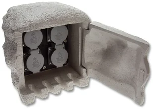 Ecolite Zewnętrzny słupek zasilający 4Z IP44 - Lampy ogrodowe - miniaturka - grafika 3