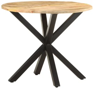 VidaXL Lumarko Stolik boczny, 68x68x56 cm, lite drewno mango 320659 VidaXL - Ławy i stoliki kawowe - miniaturka - grafika 10