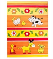 Dywany dla dzieci - Dywan Dla Dzieci 160x220 Zwierzęta Kids #98bo - miniaturka - grafika 1