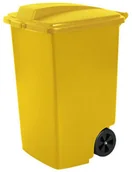 Kosze na śmieci - Curver Pojemnik do segregacji odpadów na kółkach 100L 2485-0 - miniaturka - grafika 1